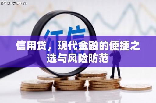 安多信用贷，现代金融的便捷之选与风险防范